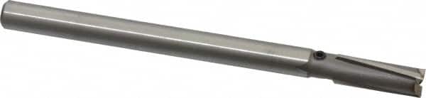 Made in USA - 9/32" Diam, 17/64" Shank, Diam, 3 Flutes, Straight Shank, Interchangeable Pilot Counterbore - Apex Tool & Supply