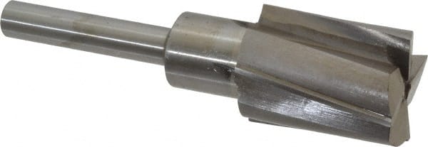 Value Collection - 1-1/2" Diam, 1/2" Shank, Diam, 4 Flutes, Straight Shank, Interchangeable Pilot Counterbore - Apex Tool & Supply