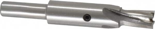 Value Collection - 9/32" Diam, 1/4" Shank, Diam, 4 Flutes, Straight Shank, Interchangeable Pilot Counterbore - Apex Tool & Supply