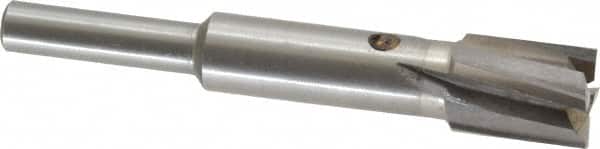 Value Collection - 15/32" Diam, 1/4" Shank, Diam, 4 Flutes, Straight Shank, Interchangeable Pilot Counterbore - Apex Tool & Supply