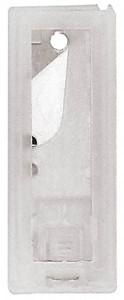 Clauss - 10 Piece Steel Utility Knife Blade - 2-1/4" OAL - Apex Tool & Supply
