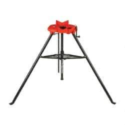 Value Collection - 1/8" to 6" Pipe Capacity, Portable Tristand Chain Vise - Apex Tool & Supply
