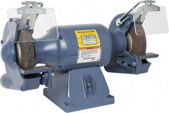Baldor - 8" Wheel Diam x 1" Wheel Width, 3/4 hp Grinder - 3/4" Arbor Hole Diam, 1 Phase, 1,800 Max RPM, 115/230 Volts - Apex Tool & Supply