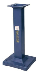Baldor - 15-3/4 Inch Wide x 14 Inch Deep, Machine Pedestal Stand - Compatible with 6, 7, 8 and 10 Inch Grinders - Apex Tool & Supply
