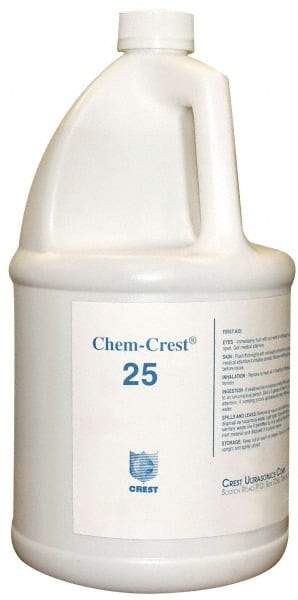 CREST ULTRASONIC - 1 Gal Bottle Ultrasonic Cleaner - Solvent-Based - Apex Tool & Supply