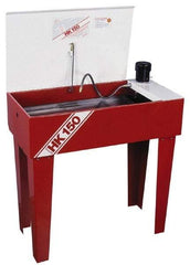 Graymills - Free Standing Solvent-Based Parts Washer - 5 Gal Max Operating Capacity, Steel Tank, 115 Input Volts - Apex Tool & Supply