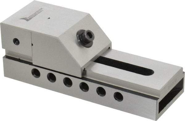 Interstate - 2" Jaw Width, 2-1/2" Jaw Opening Capacity, 1" Jaw Height, Toolmaker's Vise - Flat Jaw, 0.0002" Parallelism, 0.0002" Squareness, 5-1/2" OAL x 1-31/32" OAH - Apex Tool & Supply