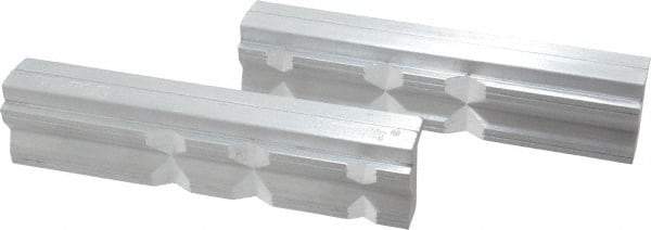 Wilton - 5" Jaw Width, Aluminum, Vise Jaw Cap - Magnetic Attachment - Apex Tool & Supply