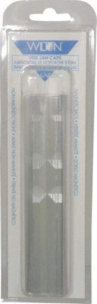 Wilton - 6" Jaw Width, Aluminum, Vise Jaw Cap - Magnetic Attachment - Apex Tool & Supply