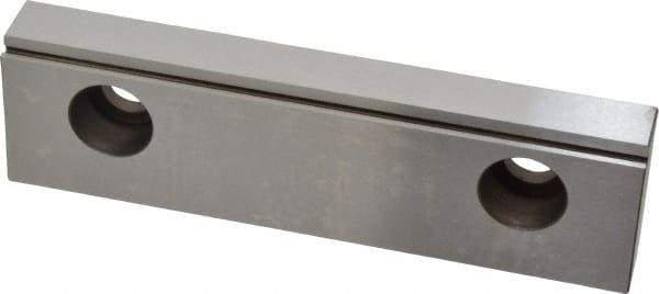 Kurt - 6" Wide x 1.635" High x 0.725" Thick, Step Vise Jaw - Steel, Fixed Jaw, Compatible with 6" Vises - Apex Tool & Supply