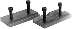 Cardinal Tool - 8" Wide x 3mm High, Step Vise Jaw - Hard, Steel, Fixed Jaw, Compatible with 8" Vises - Apex Tool & Supply