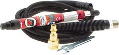 Universal Tool - 1/8" Collet, Straight Handle, Straight Air Die Grinder - 54,000 RPM, Rear Exhaust, 16 CFM, 0.25 hp, 90 psi, 1/4 NPT - Apex Tool & Supply