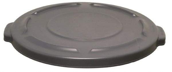 Rubbermaid - Round Lid for Use with 20 Gal Round Trash Cans - Gray, Plastic, For 2620 Brute Trash Cans - Apex Tool & Supply