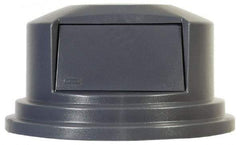 Rubbermaid - Round Lid for Use with 55 Gal Round Trash Cans - Gray, Polyethylene, For 2655 Brute Trash Cans - Apex Tool & Supply