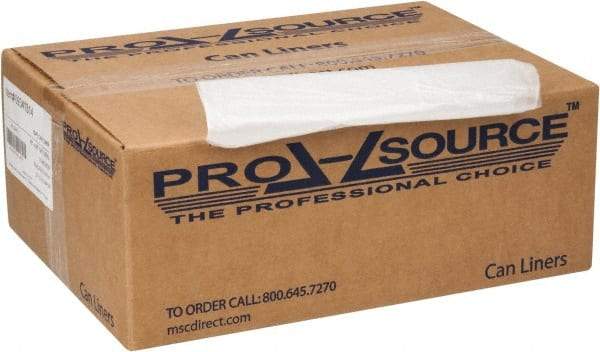 PRO-SOURCE - 0.63 mil Thick, Household/Office Trash Bags - 40" Wide x 48" High, Clear - Apex Tool & Supply