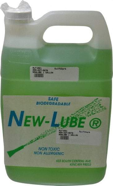 Superbee - New-Lube, 1 Gal Bottle Cutting Fluid - Water Soluble, For Cleaning - Apex Tool & Supply