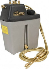 Trico - 2 Outlet, 1 Gal Tank Capacity, High Density Polyethylene Tank Mist Coolant System - 5' Coolant Line Length, 6" Hose Length - Apex Tool & Supply