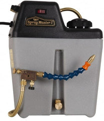 Trico - 1 Outlet, 1 Gallon Tank Capacity, High Density Polyethylene Tank Mist Coolant System - 10" Tank/Unit Length x 5-1/4" Tank/Unit Width x 12-1/4" Tank/Unit Height, 50 to 100 psi, 5' Coolant Line Length, 7" Hose Length - Apex Tool & Supply