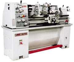 Vectrax - 13" Swing, 40" Between Centers, 220 Volt, Single Phase Engine Lathe - 3MT Taper, 3 hp, 105 to 2,000 RPM, 1-3/8" Bore Diam, 762mm Deep x 1,473 & 1,623mm (CE) High x 1,930.4mm Long - Apex Tool & Supply