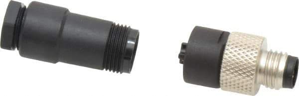 Brad Harrison - 4 Amp, Male Straight Field Attachable Connector Sensor and Receptacle - 60 VAC, 75 VDC, IP67 Ingress Rating - Apex Tool & Supply
