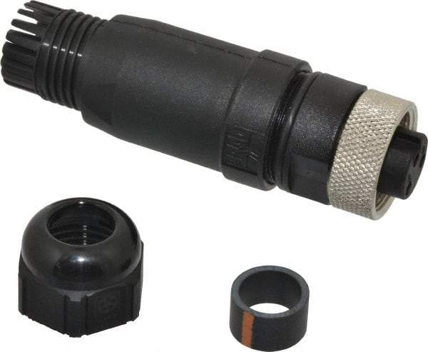 Brad Harrison - 13 Amp, Female Straight Field Attachable Connector Sensor and Receptacle - 600 VAC/VDC, IP67 Ingress Rating - Apex Tool & Supply