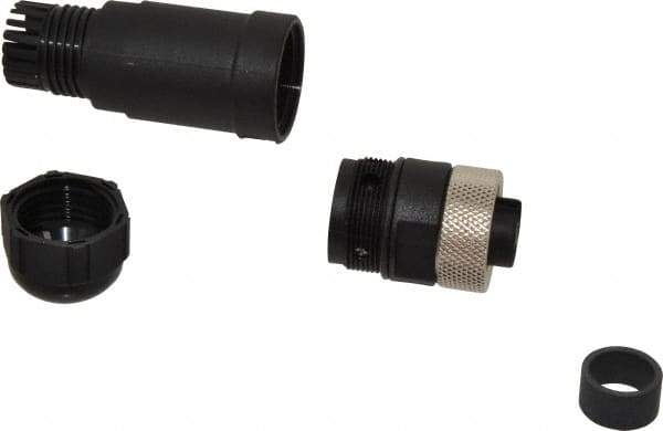 Brad Harrison - 8 Amp, Female Straight Field Attachable Connector Sensor and Receptacle - 600 VAC/VDC, IP67 Ingress Rating - Apex Tool & Supply