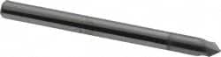 Accupro - 1/8" Diam 2 Flute Single End Solid Carbide Chamfer Mill - Apex Tool & Supply