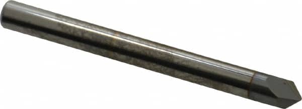 Accupro - 3/16" Diam 2 Flute Single End Solid Carbide Chamfer Mill - Apex Tool & Supply