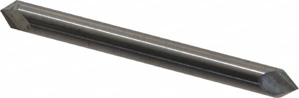 Accupro - 3/16" Diam 2 Flute Double End Solid Carbide Chamfer Mill - Apex Tool & Supply