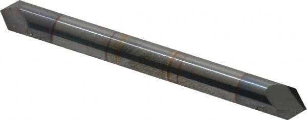Accupro - 3/16" Diam 2 Flute Double End Solid Carbide Chamfer Mill - Apex Tool & Supply