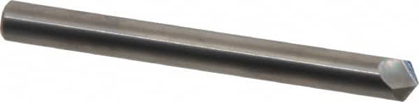Accupro - 1/4" Diam 2 Flute Single End Solid Carbide Chamfer Mill - Apex Tool & Supply