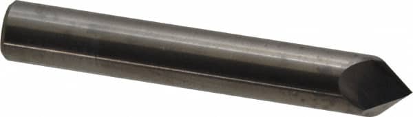 Accupro - 3/8" Diam 2 Flute Single End Solid Carbide Chamfer Mill - Apex Tool & Supply