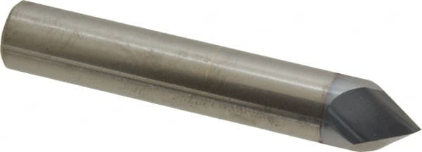 Accupro - 1/2" Diam 2 Flute Single End Solid Carbide Chamfer Mill - Apex Tool & Supply