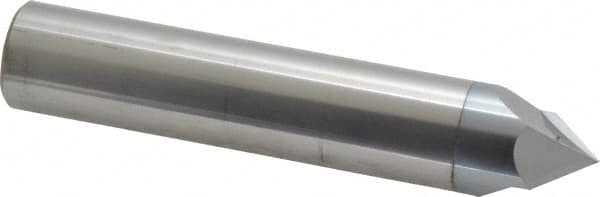 Accupro - 3/4" Diam 2 Flute Single End Solid Carbide Chamfer Mill - Apex Tool & Supply