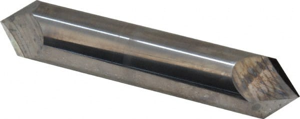 Accupro - 3/4" Diam 2 Flute Double End Solid Carbide Chamfer Mill - Apex Tool & Supply