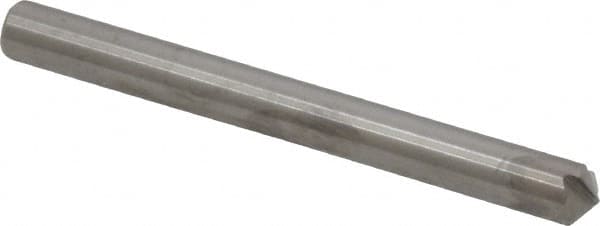 Accupro - 1/4" Diam 4 Flute Single End Solid Carbide Chamfer Mill - Apex Tool & Supply