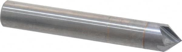 Accupro - 3/8" Diam 4 Flute Single End Solid Carbide Chamfer Mill - Apex Tool & Supply