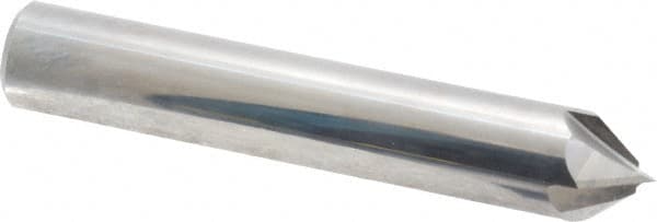 Accupro - 1/2" Diam 4 Flute Single End Solid Carbide Chamfer Mill - Apex Tool & Supply
