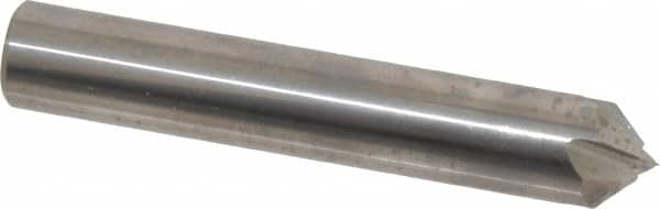 Accupro - 1/2" Diam 4 Flute Single End Solid Carbide Chamfer Mill - Apex Tool & Supply