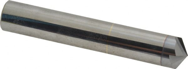 Accupro - 1/2" Diam 4 Flute Single End Solid Carbide Chamfer Mill - Apex Tool & Supply