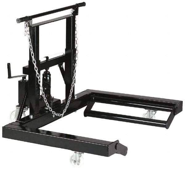 Omega Lift Equipment - 3 Wheel, 1,500 Lb Capacity, Easy Roller - 33-1/4" High - Apex Tool & Supply