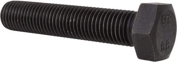 Value Collection - M24x3.00mm Metric Coarse, 120mm Length Under Head Hex Head Cap Screw - Fully Threaded, Grade 8.8 Steel, Uncoated, 36mm Hex - Apex Tool & Supply