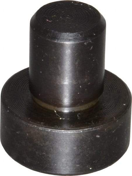 Gibraltar - 0.969" OAL, 3/8" Head Height, 7/8" OD, 52100 Steel, Unground, Press Fit Rest Button - Black Oxide Coating, 1/2" Pin Diam - Apex Tool & Supply