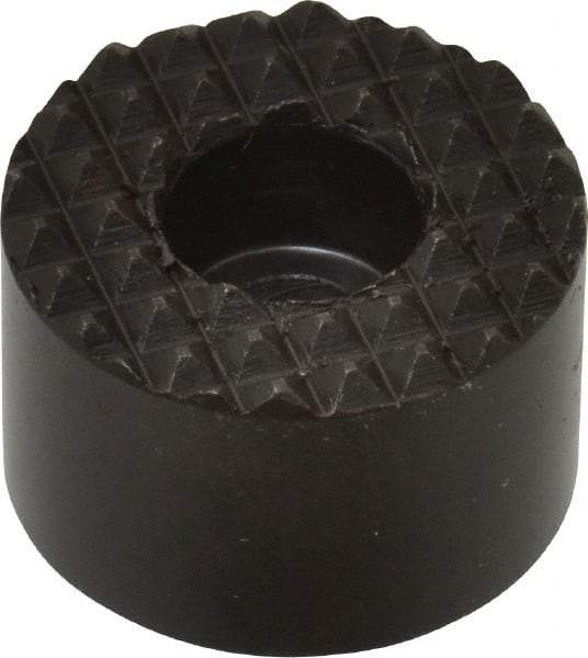 Fairlane - 3/4" Diam, 3/8" High, No. 10 C Bore SHCS, Counterbored, Extra Fine Tooth Grade Diamond Serration Tooth Pattern, High Speed Steel, Round Positioning Gripper - Black Oxide Coated - Apex Tool & Supply
