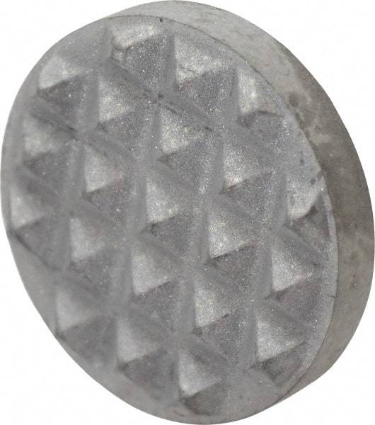 Fairlane - Extra Fine Tooth Grade, Diamond Tooth Pattern, 1/2" Diam, Solid Carbide, Round Positioning Gripper Pad - 1/8" High - Apex Tool & Supply