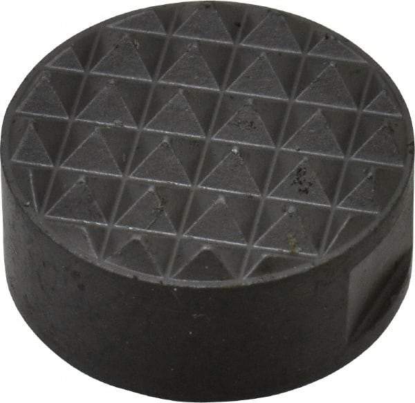 Fairlane - 1/4-28 Thread, 3/4" Diam, 3/8" High, Threaded, Fine Tooth Grade Diamond Serration Tooth Pattern, Solid Carbide, Round Positioning Gripper - 3/16" Flat Width, Uncoated - Apex Tool & Supply