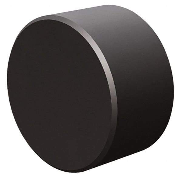 Fairlane - 1/2" OAL, 1/2" OD, Steel, Tapped Rest Button - Black Oxide Coating, 5/16" Thread Depth - Apex Tool & Supply