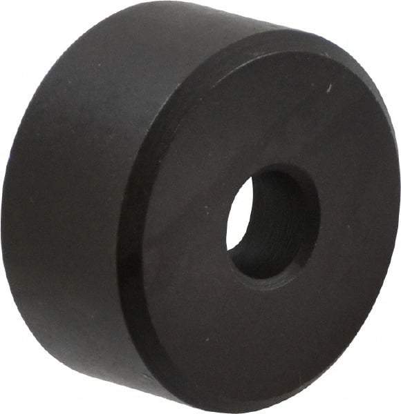 Fairlane - 1/2" OAL, 1" OD, Steel, Counterbored Rest Button - Black Oxide Coating - Apex Tool & Supply