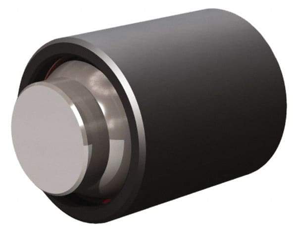Fairlane - 10-32, 5/8" Thread Length, 5/16" Ball Diam, Flat Ball Pad Surface, Alloy Steel, Black Oxide, Base, Swivel Action Gripper Assemblies - 1/2" Diam, 5/8" Deep Thread, 5/16" Contact Diam, 1-1/16" Overall Height, High Speed Steel Ball - Apex Tool & Supply