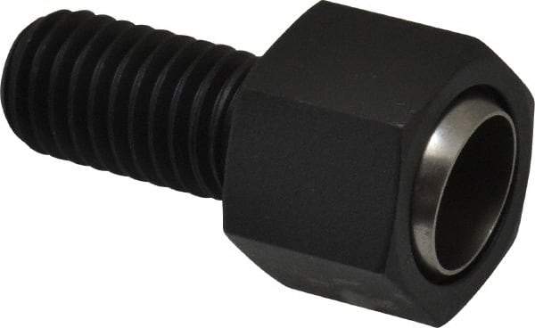Fairlane - 1/2-13, 1" Thread Length, 5/8" Ball Diam, Alloy Steel, Hex Head, Swivel Action Gripper Assemblies - 5/8" Head Height, 13/16" Hex, Stainless Steel Ball - Apex Tool & Supply